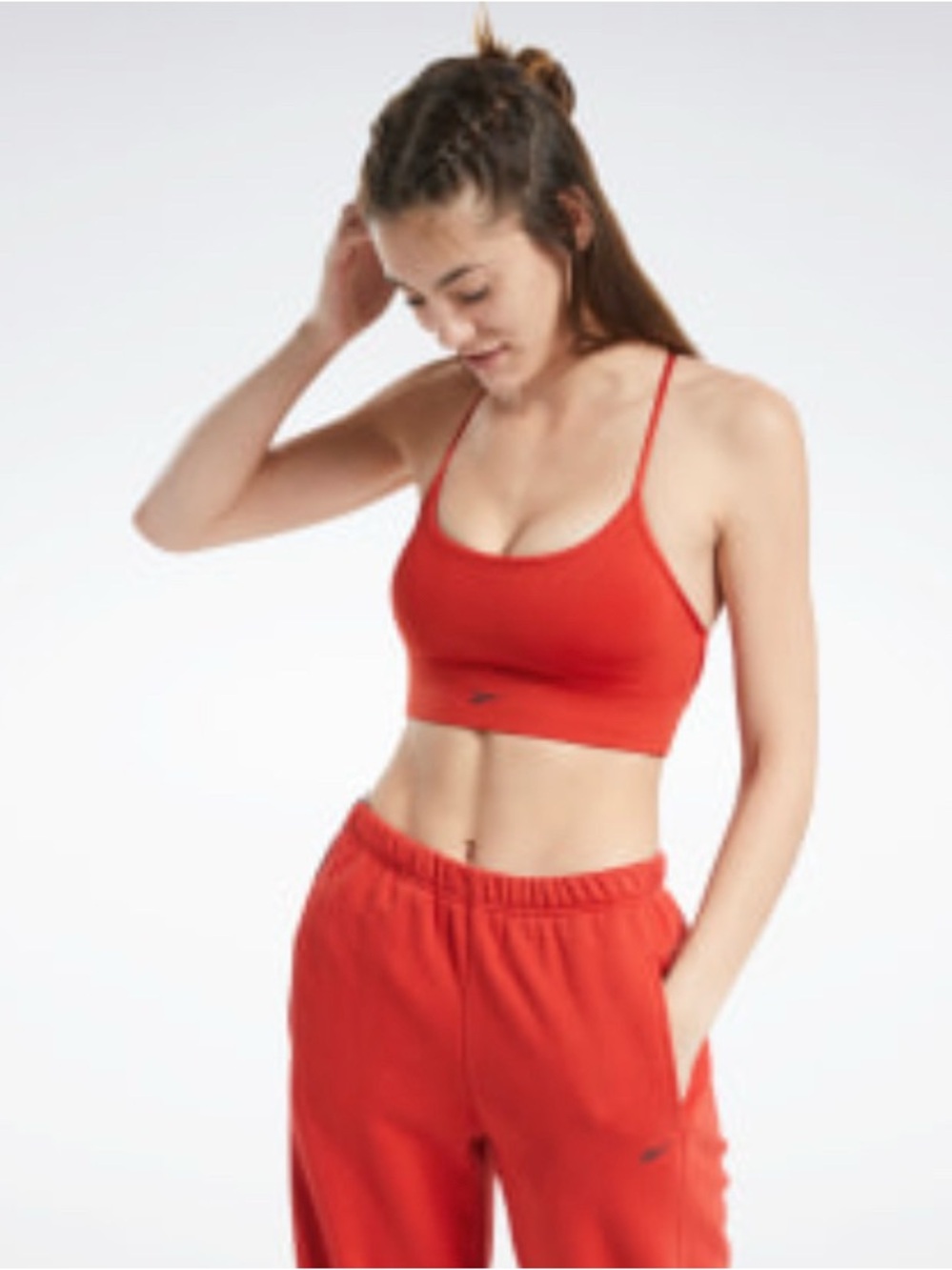 Red Reebok Low Impact Sports Bra